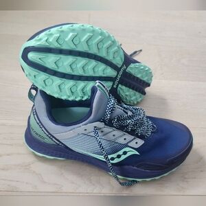 Saucony Womens Sz 8 Everun Mad River TR Trail Running Shoes Sneakers